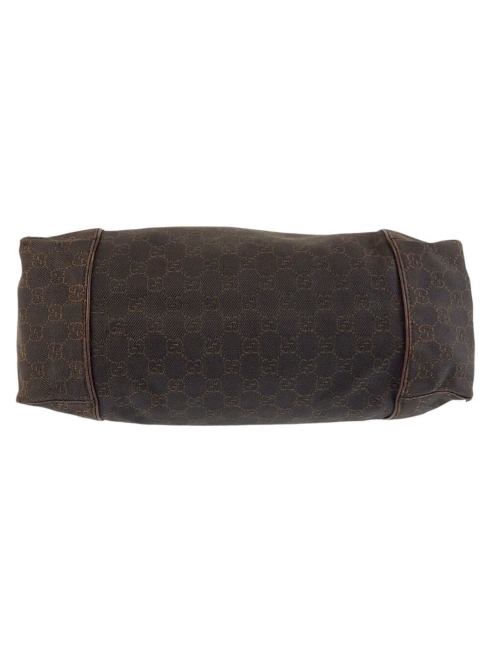 Gucci Brown GG Canvas Leather Shoulder Bag - Picture 9 of 9